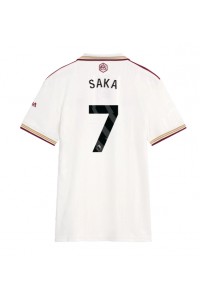 Arsenal Bukayo Saka #7 Fotballdrakt Tredje Klær Dame 2025-26 Korte ermer